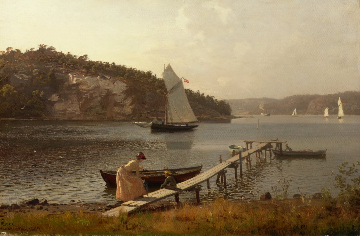 De Hankø - Hans Gude