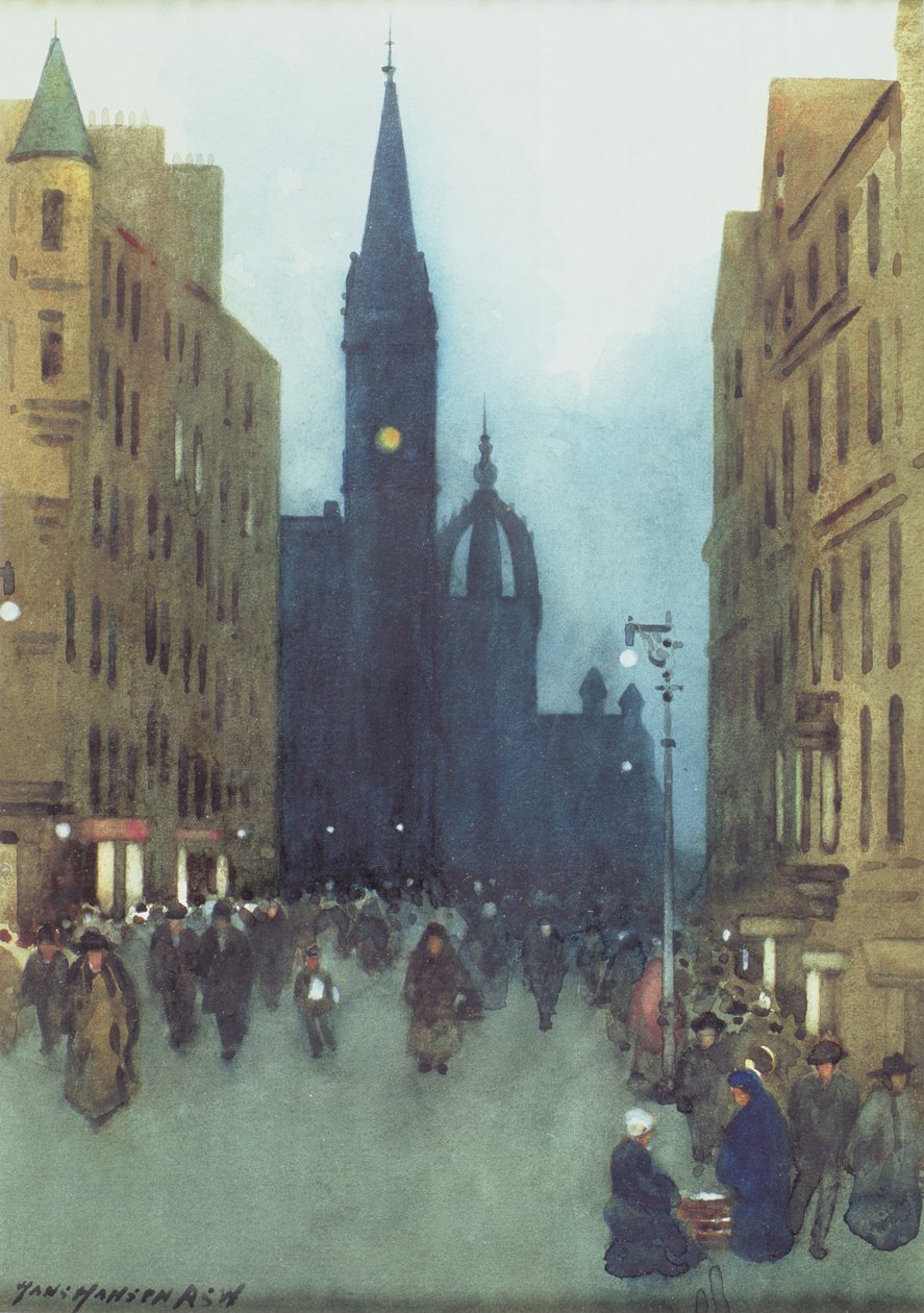 High Street, Édimbourg - Hans Hansen