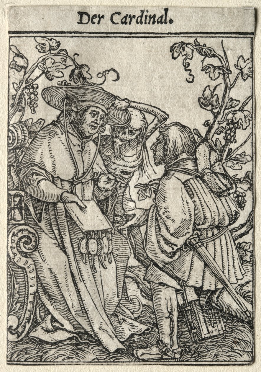 La danse macabre : Le Cardinal - Hans Holbein