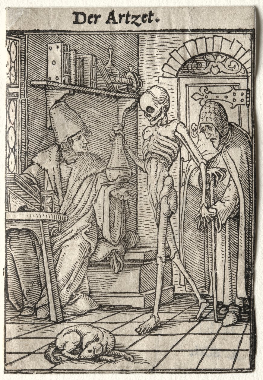 La Danse de la Mort : Le Docteur - Hans Holbein