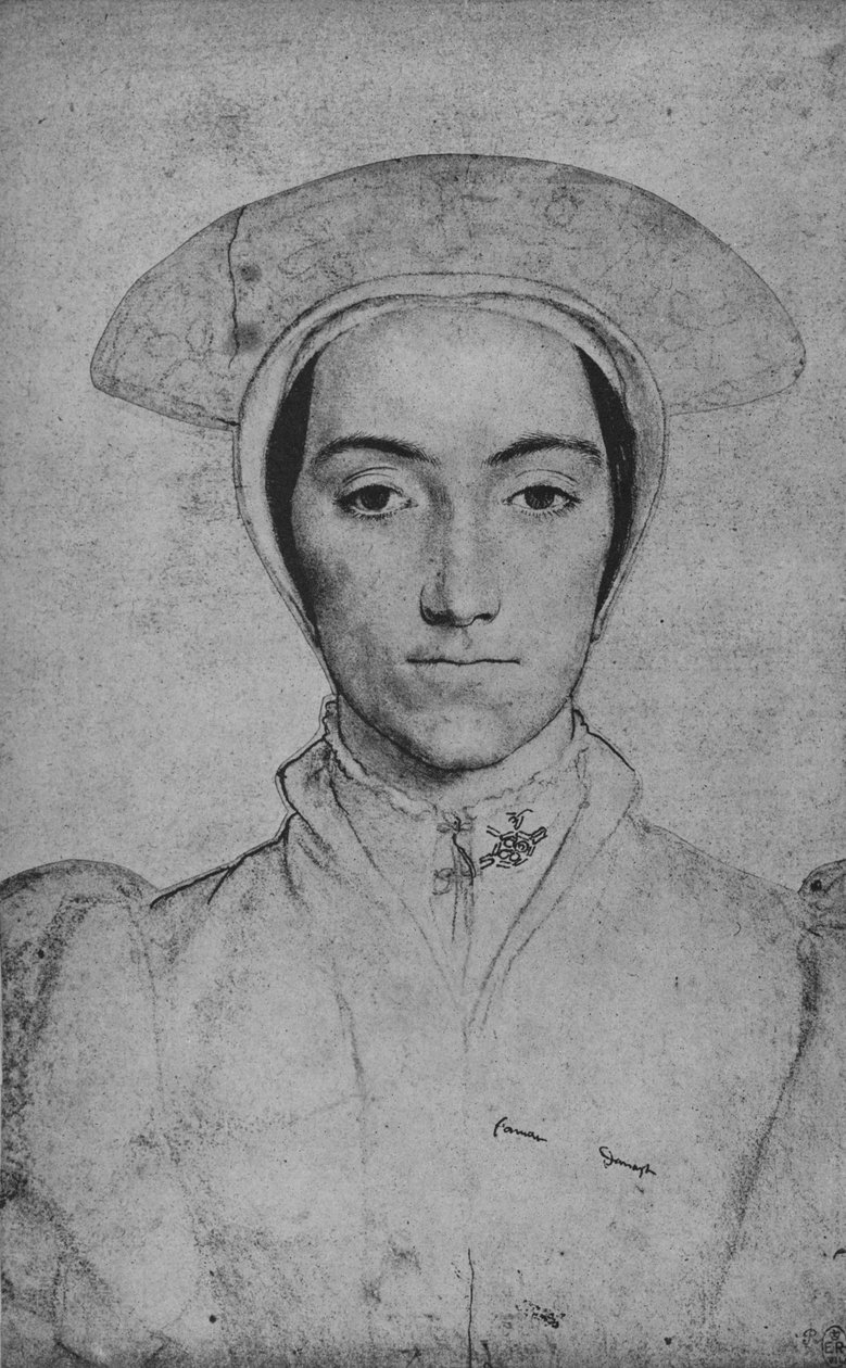 Une dame : Inconnue, vers 1532-1543 1945 - Hans Holbein der Jüngere