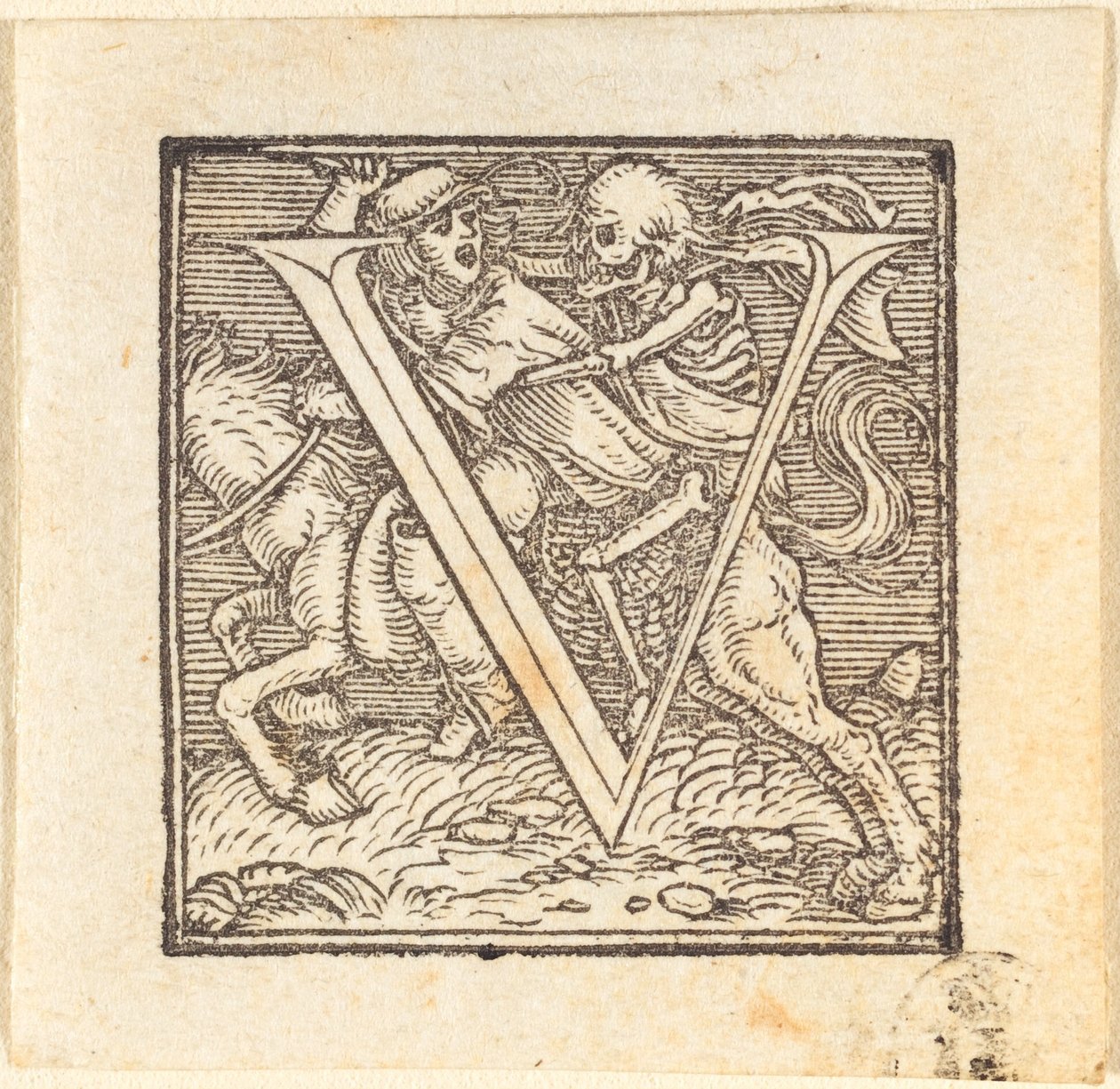 Lettre V - Hans Holbein der Jüngere