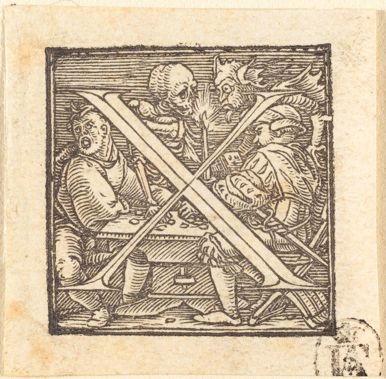 Lettre X - Hans Holbein der Jüngere