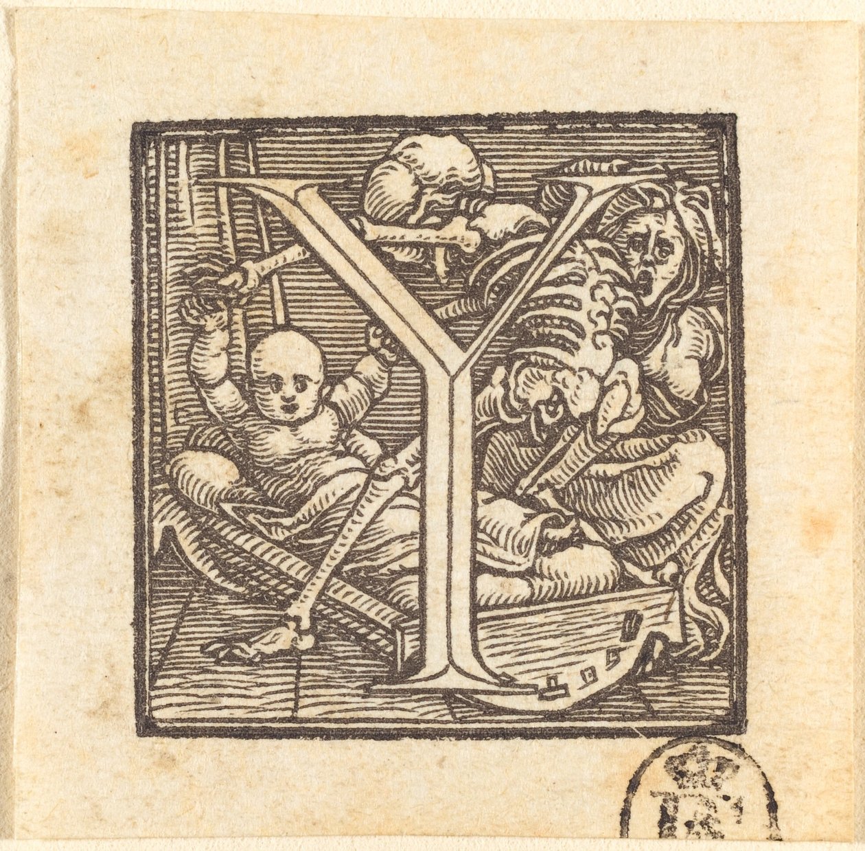 Lettre Y - Hans Holbein der Jüngere