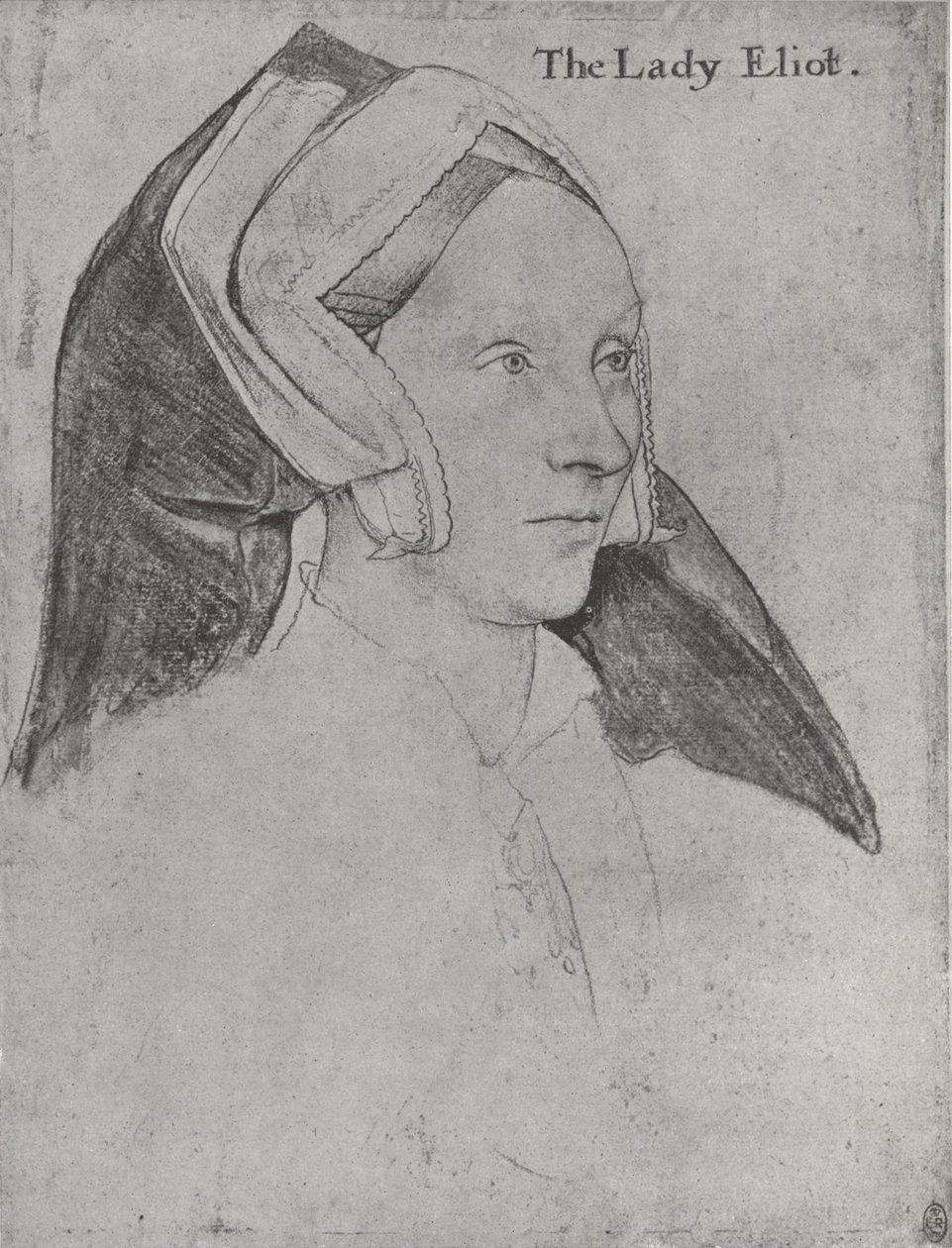 Margaret, Lady Elyot, vers 1532-1534, 1945 - Hans Holbein der Jüngere