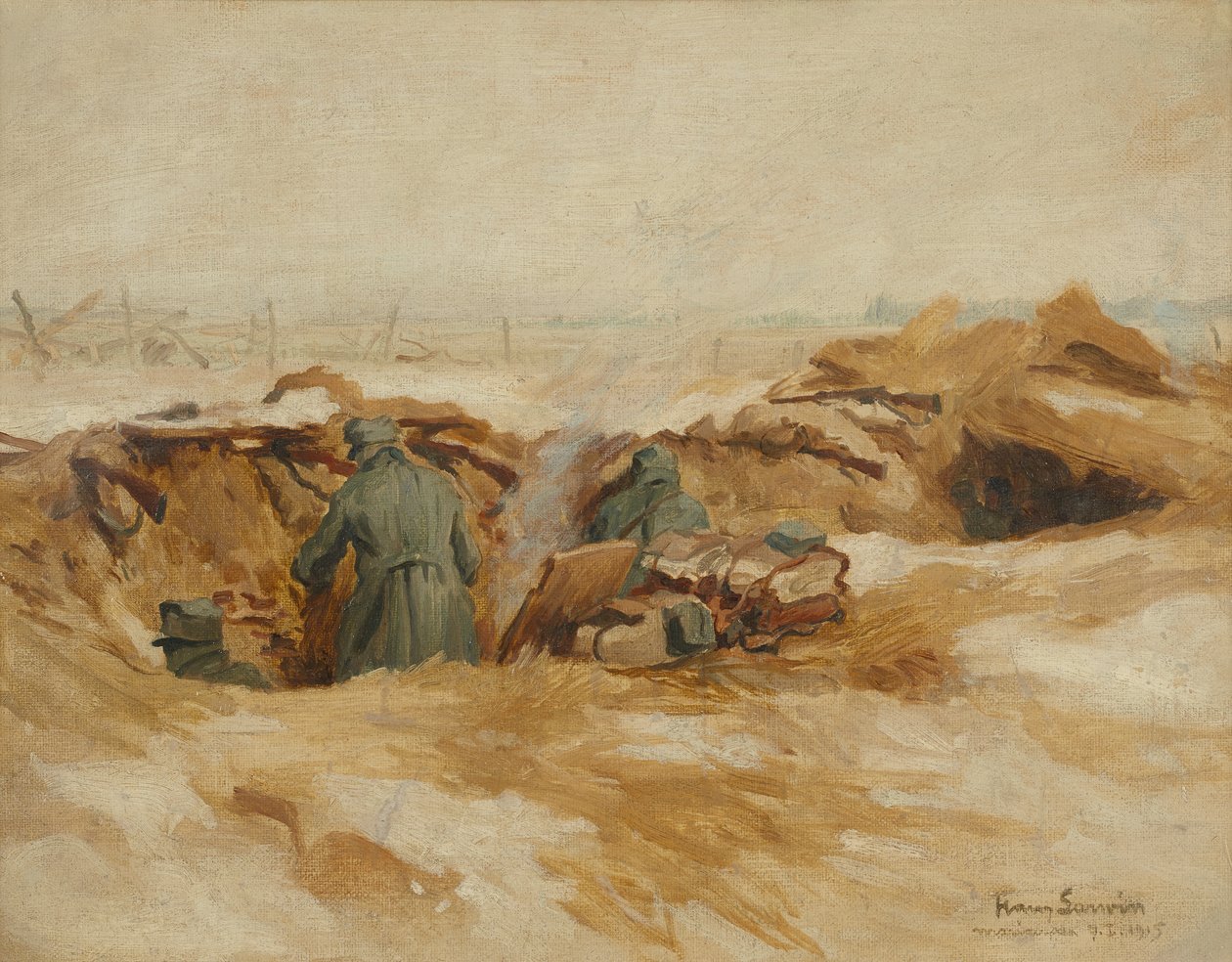 Tranchée - Hans Larwin