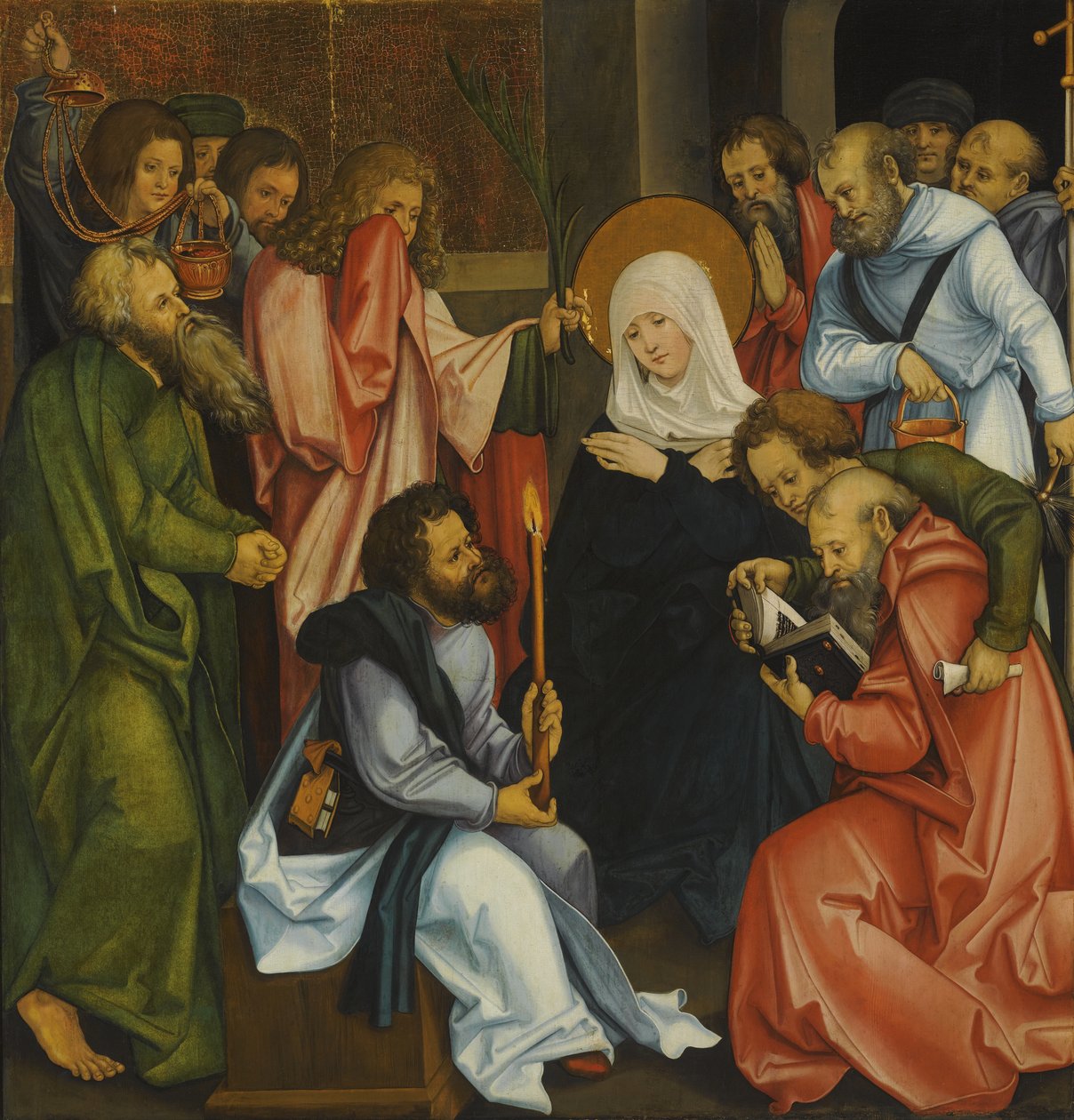 La dormition de la Vierge - Hans Leonhard Schäufelein