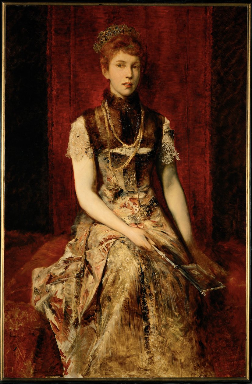 Dora Fournier-Gabillon ... (peinture sur bois) - Hans Makart
