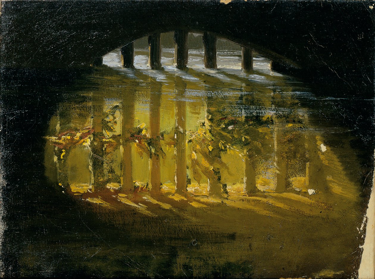 Motif du parc du château de Hellbrunn - Hans Makart