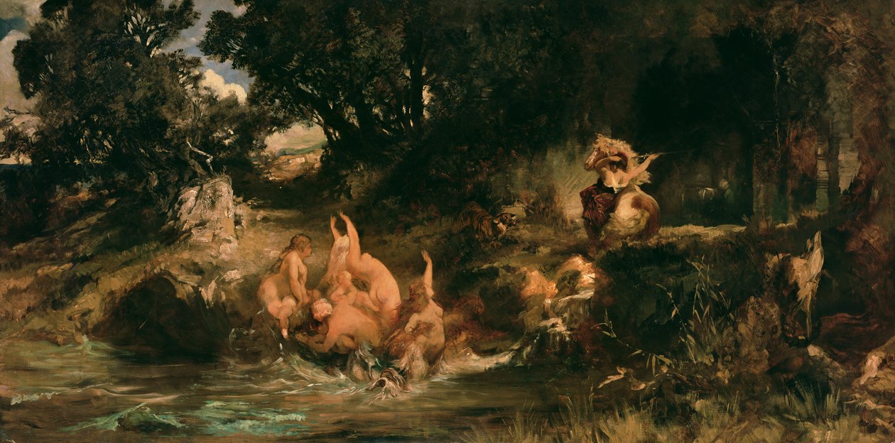 Les Sirènes et le Tigre, 1872-73 - Hans Makart