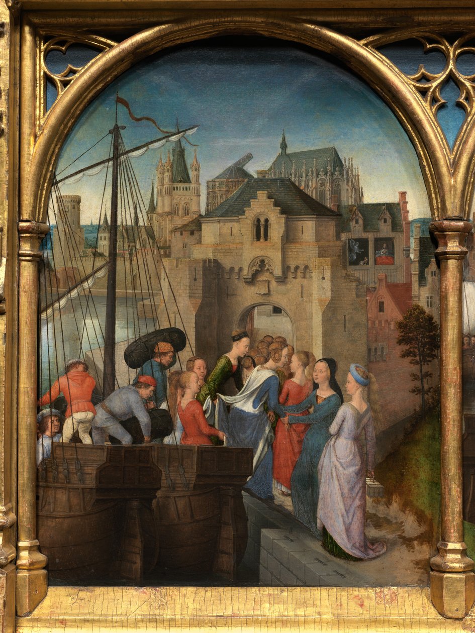 Reliquaire de Sainte Ursule (détail) - Hans Memling