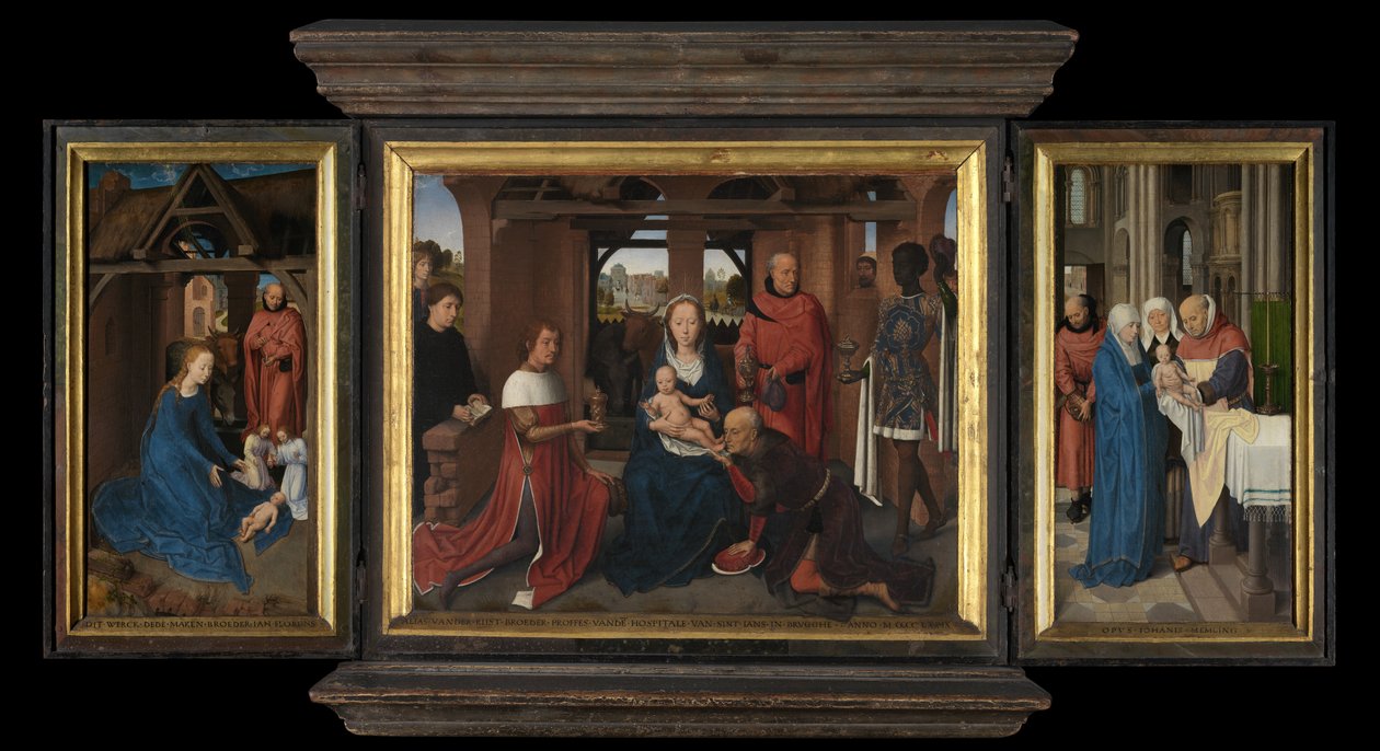 Triptyque de Jan Floreins - Hans Memling