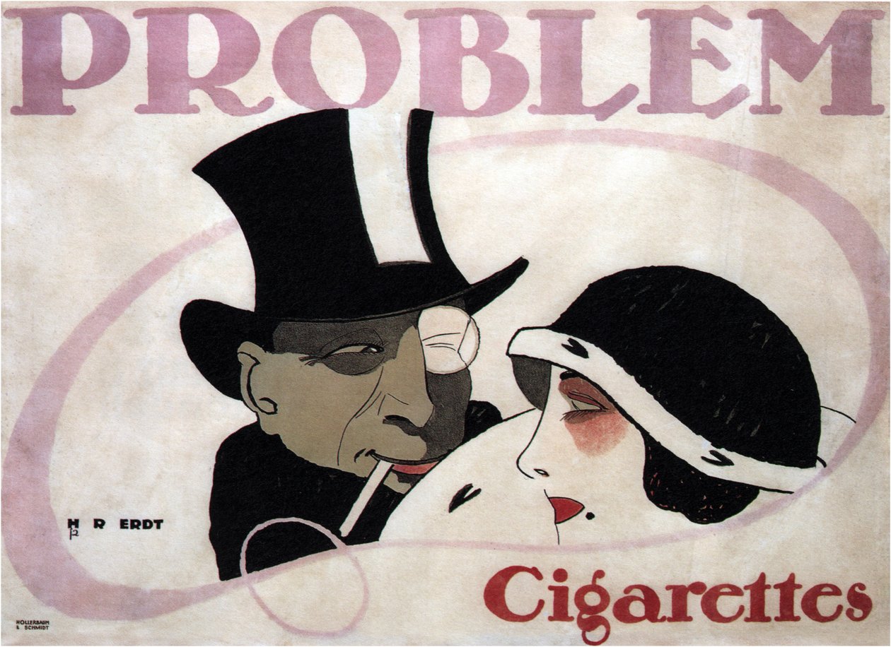Problème de cigarettes, 1912 - Hans Rudi Erdt