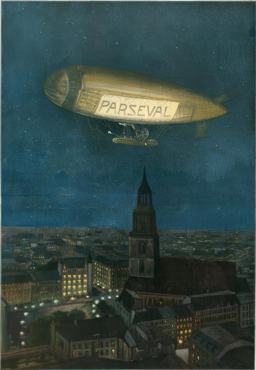 Parseval-Luftschiff sur Berlin - Hans Rudolf Schulze