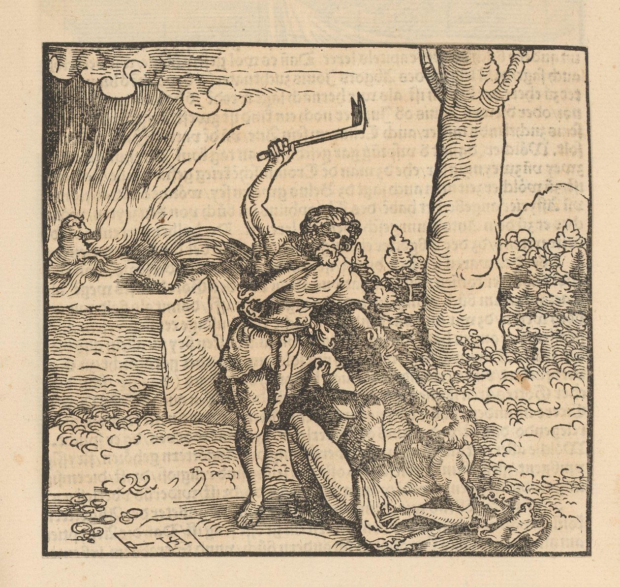 Caïn tue Abel - Hans Schäufelein (possibly)