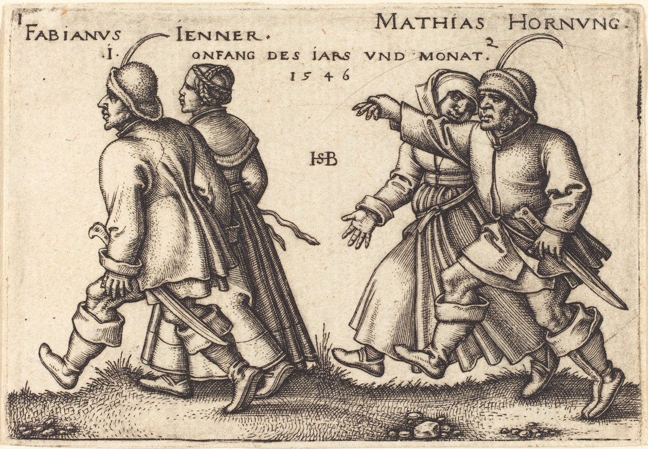 Janvier et février - Hans Sebald Beham