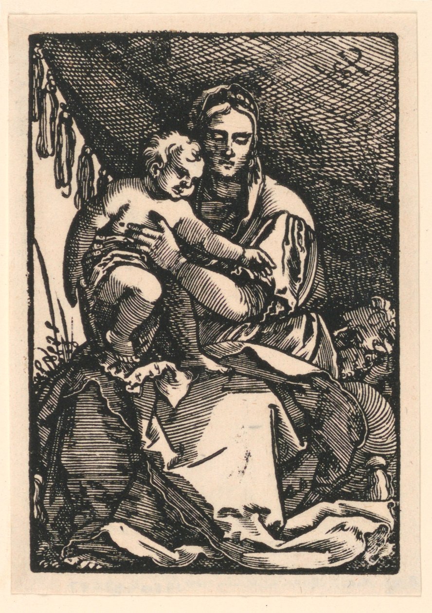 Madone et Enfant - Hans Sebald Beham