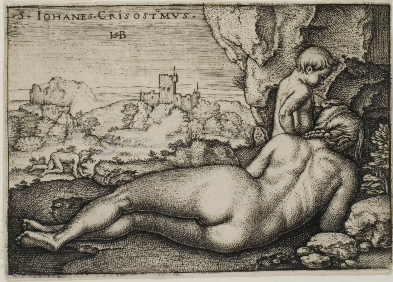 Pénitence de Saint Jean Chrysostome - Hans Sebald Beham