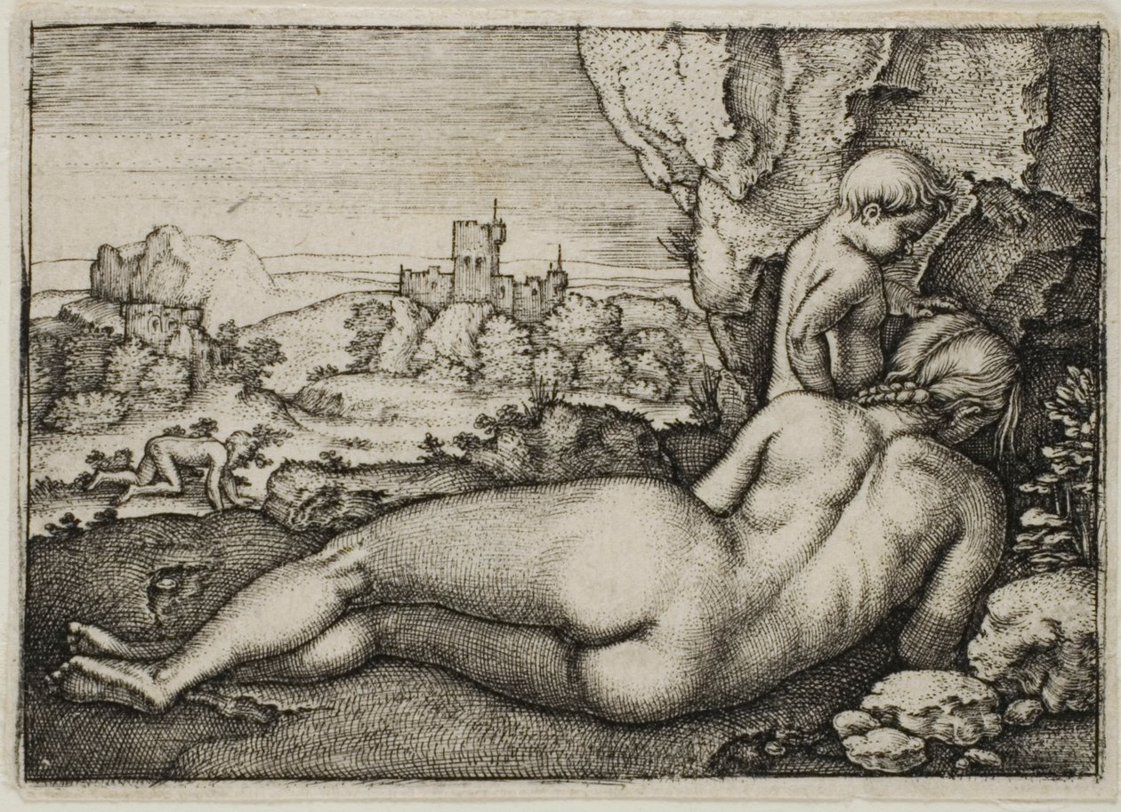 Pénitence de Saint Jean Chrysostome - Hans Sebald Beham