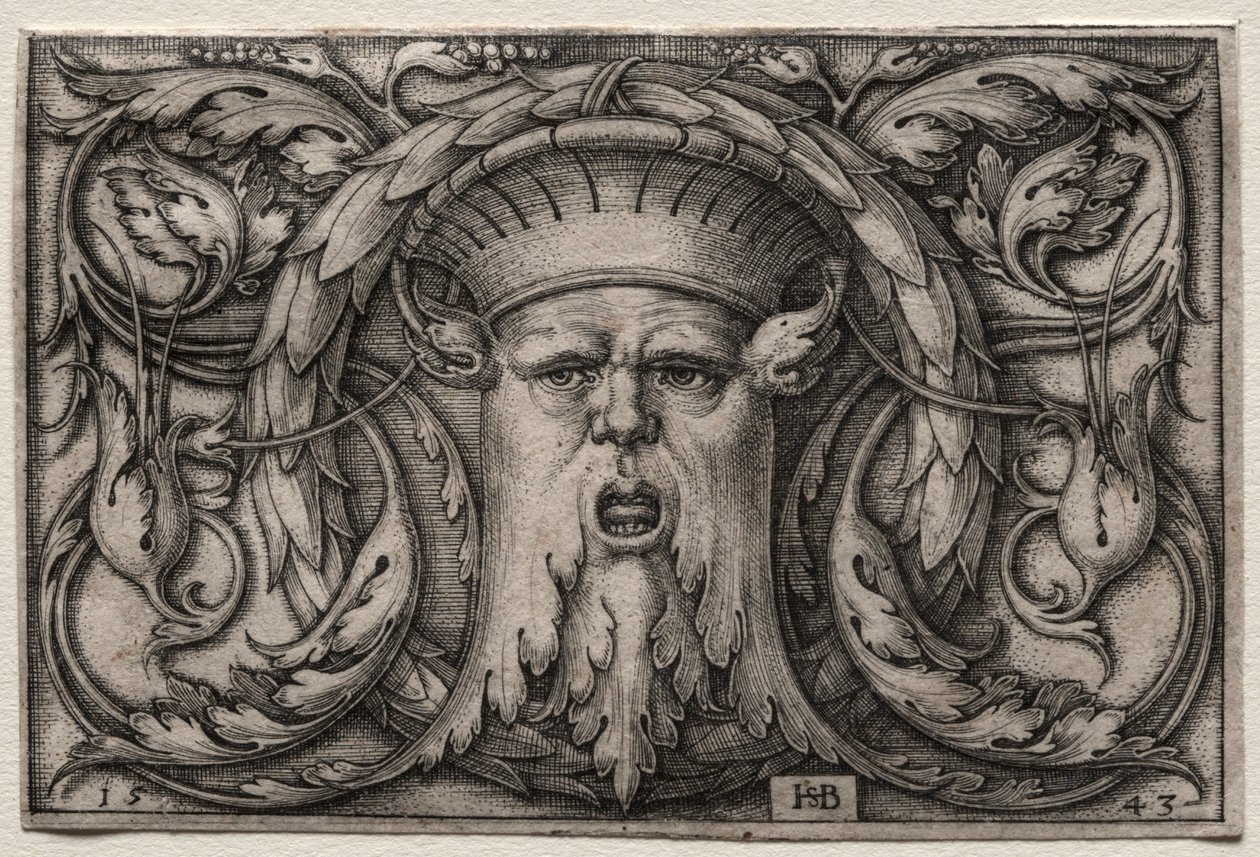 Le Masque, 1543 - Hans Sebald Beham