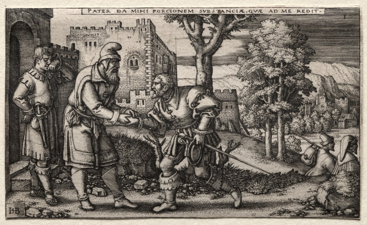 Le Fils prodigue - Hans Sebald Beham