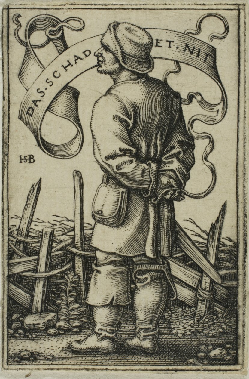 Le paysan météorologique "Das Schadet Nit" - Hans Sebald Beham