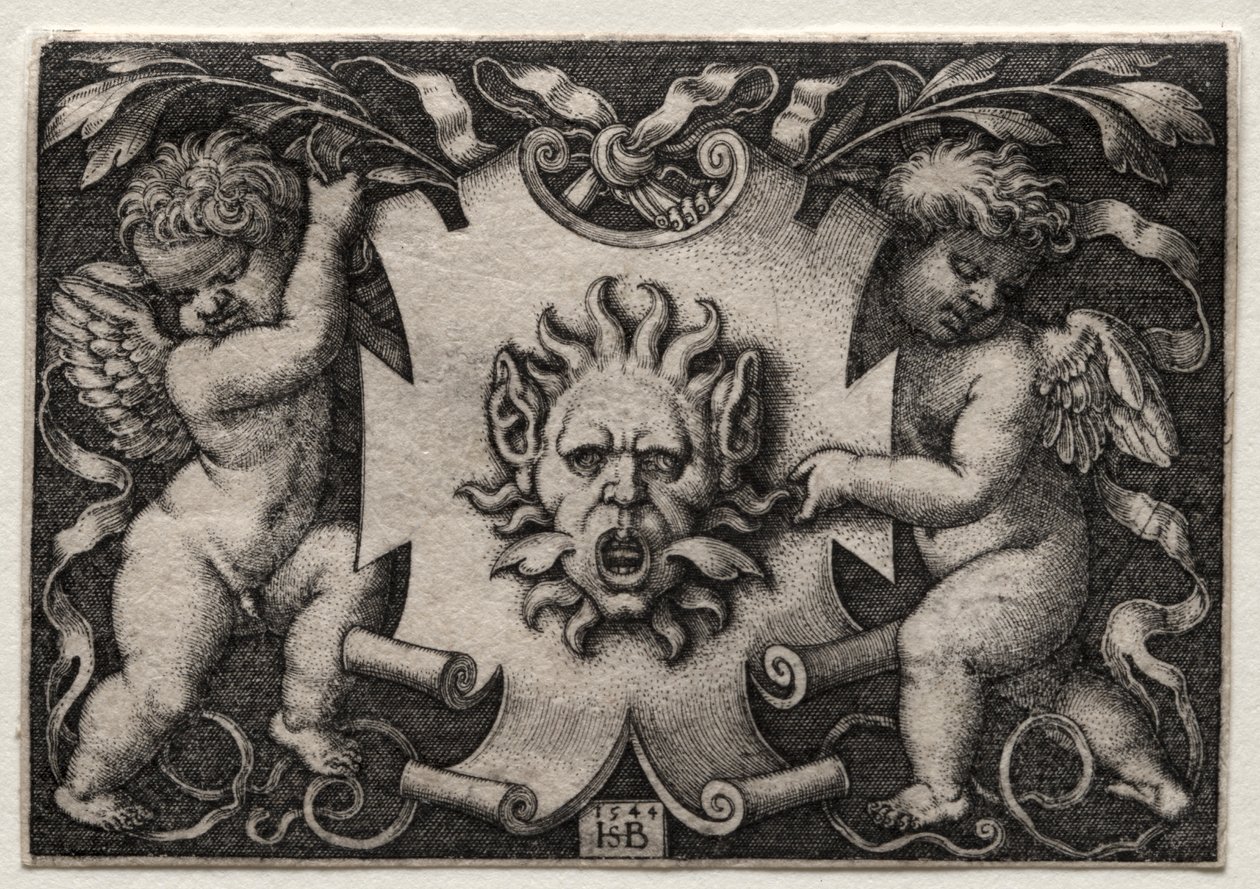 Vignette au Mascaron - Hans Sebald Beham