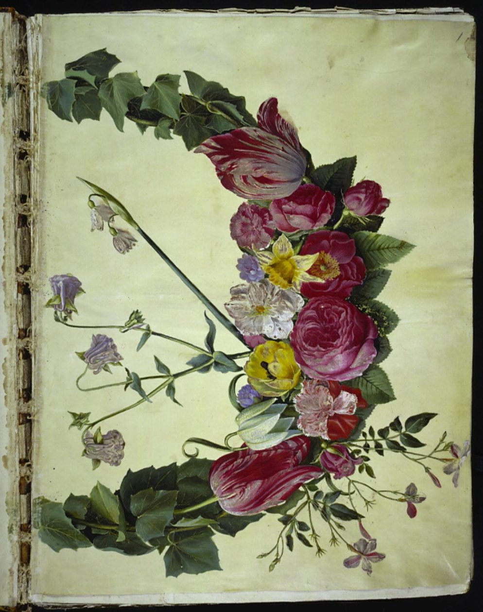 Couronne de fleurs - Hans Simon Holtzbecker