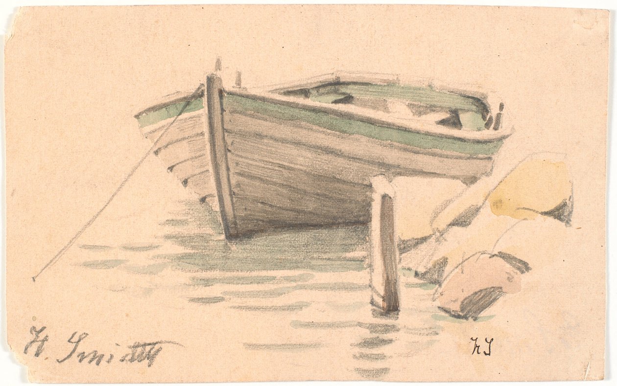 Dans une barque - Hans Smidth