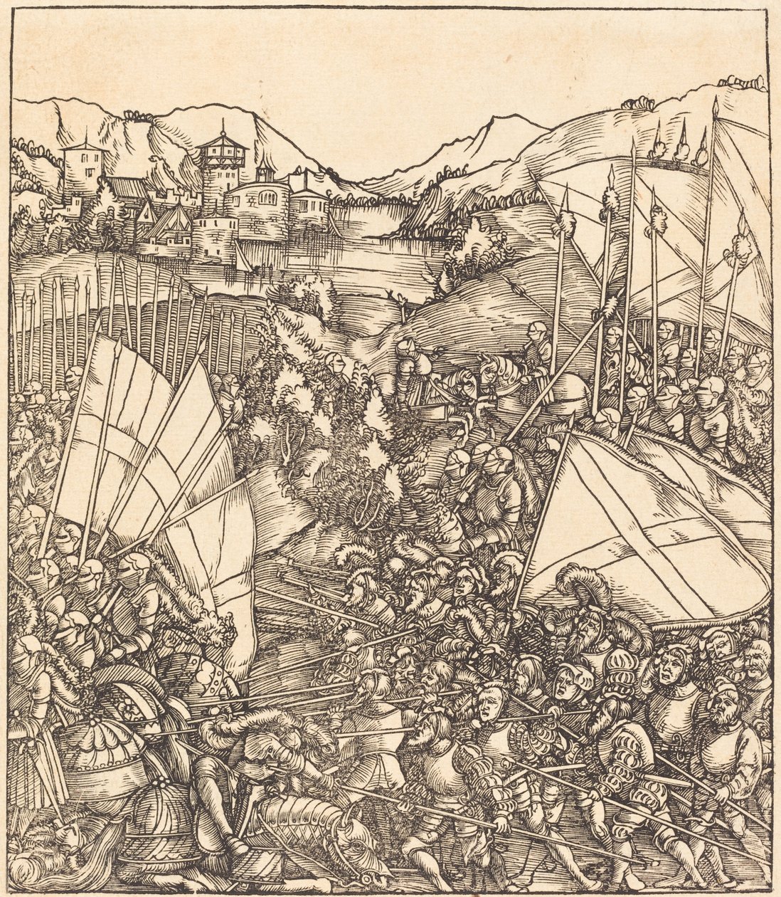 La guerre à Hainaut - Hans Springinklee
