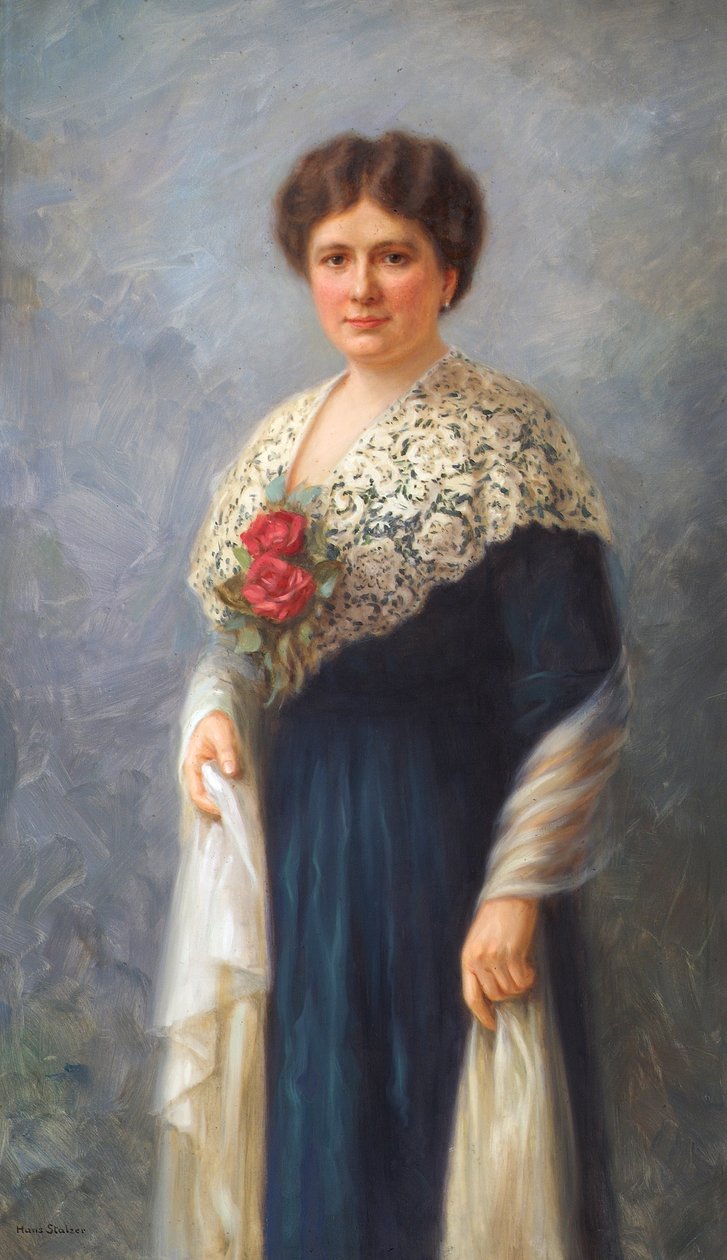 Portrait de dame - Hans Stalzer