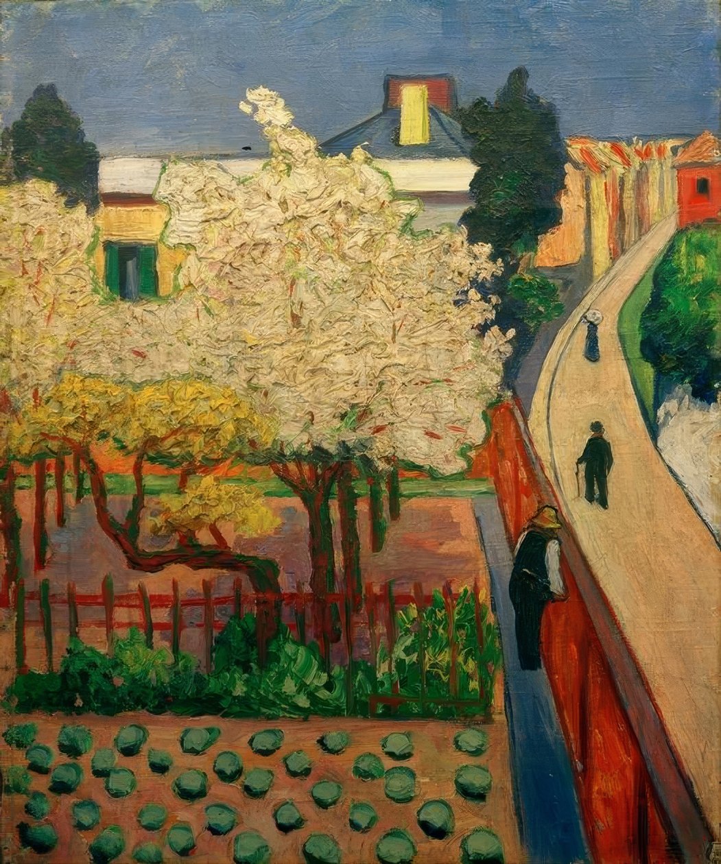 Arbres fruitiers en fleurs (Endenich) - Hans Thuar