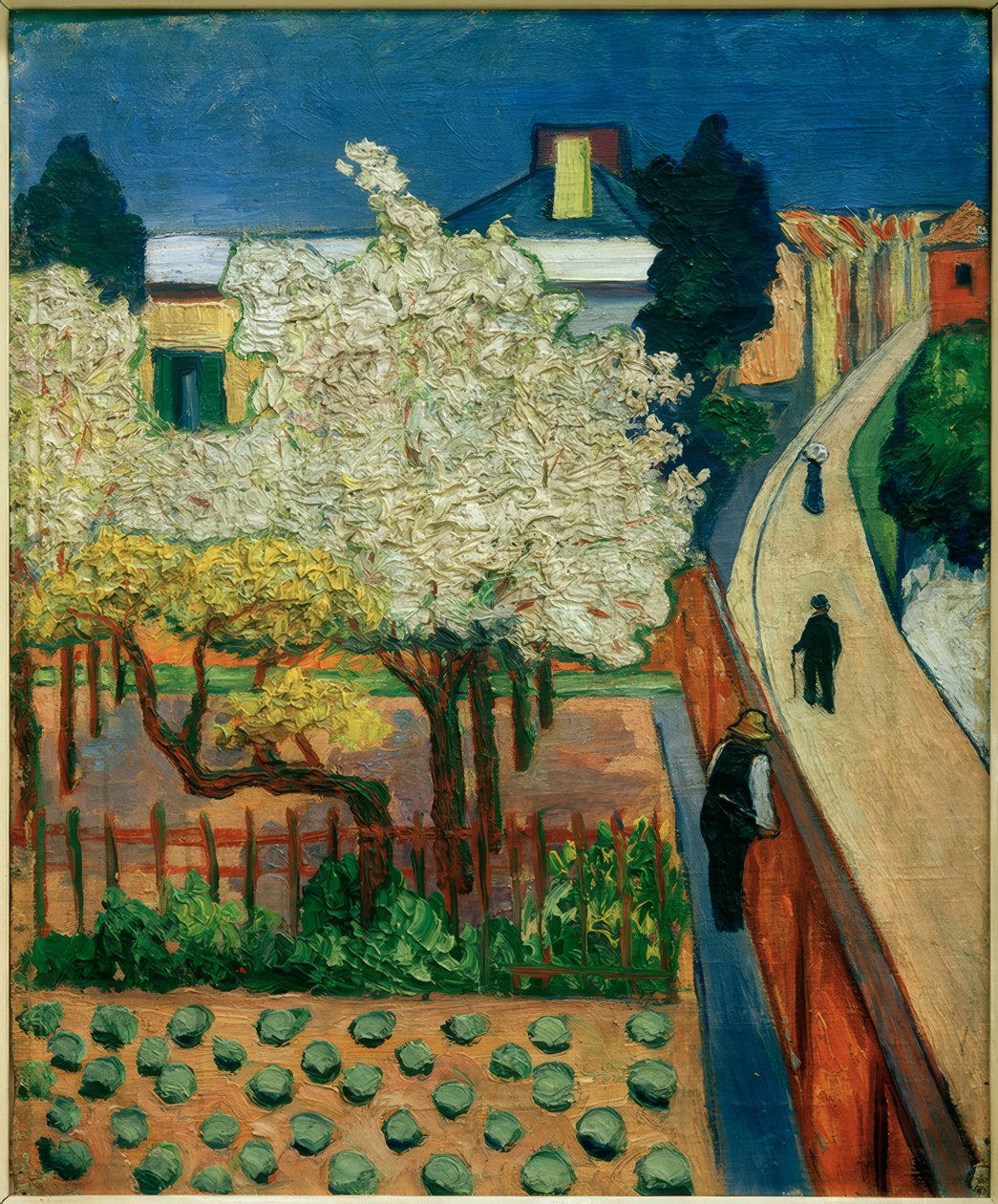 Arbres fruitiers en fleurs (Endenich) - Hans Thuar