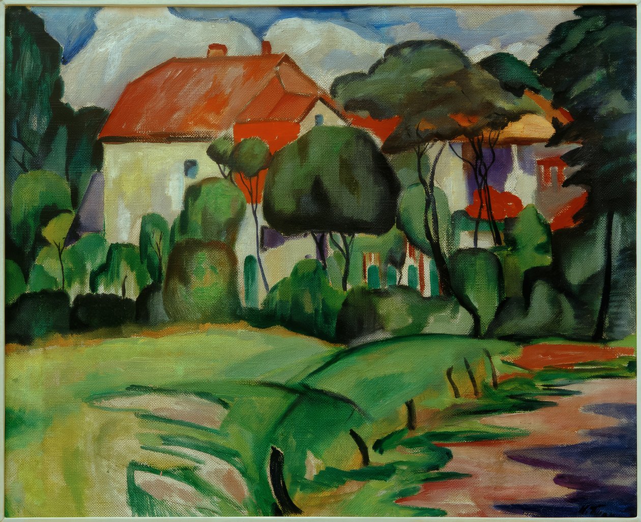 Maison dans le jardin - Hans Thuar