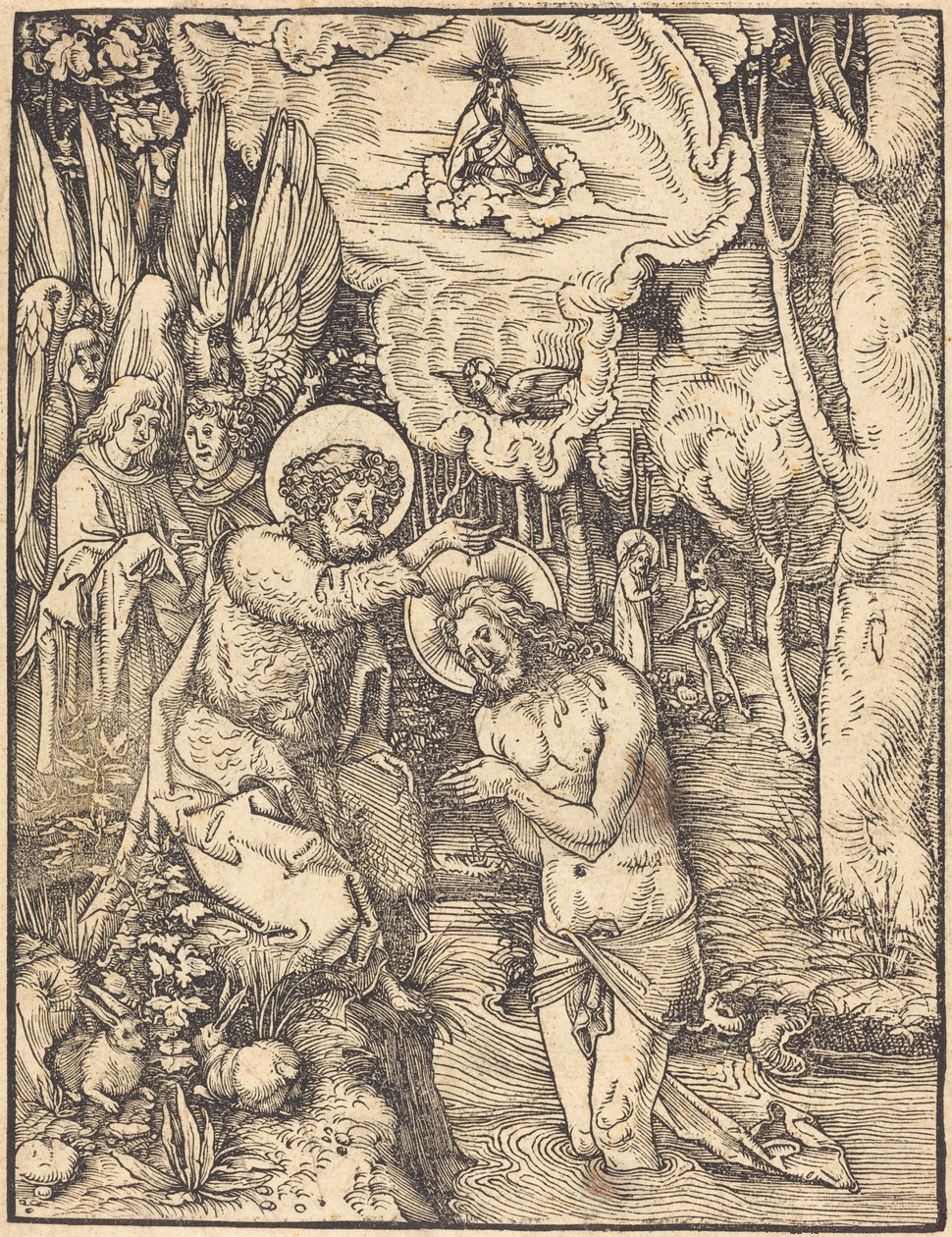 Baptême dans le Jourdain - Hans Wechtlin I