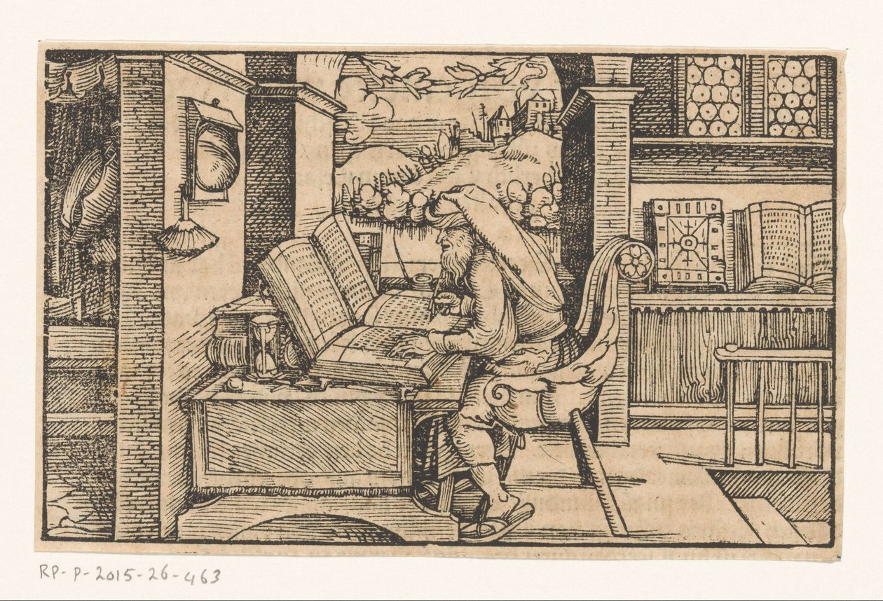 Cicéron dans son étude - Hans Weiditz (II) (attributed to)