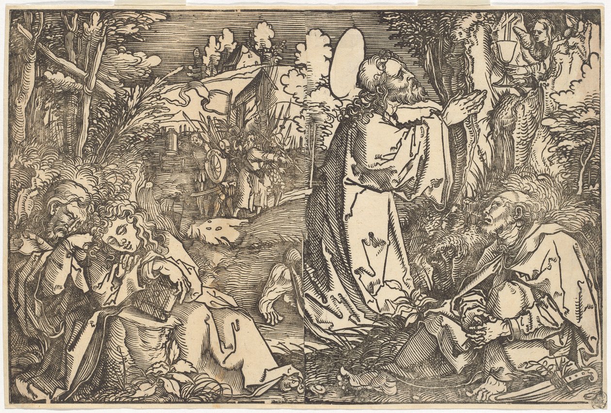 Le Christ au mont des Oliviers - Hans Weiditz, II