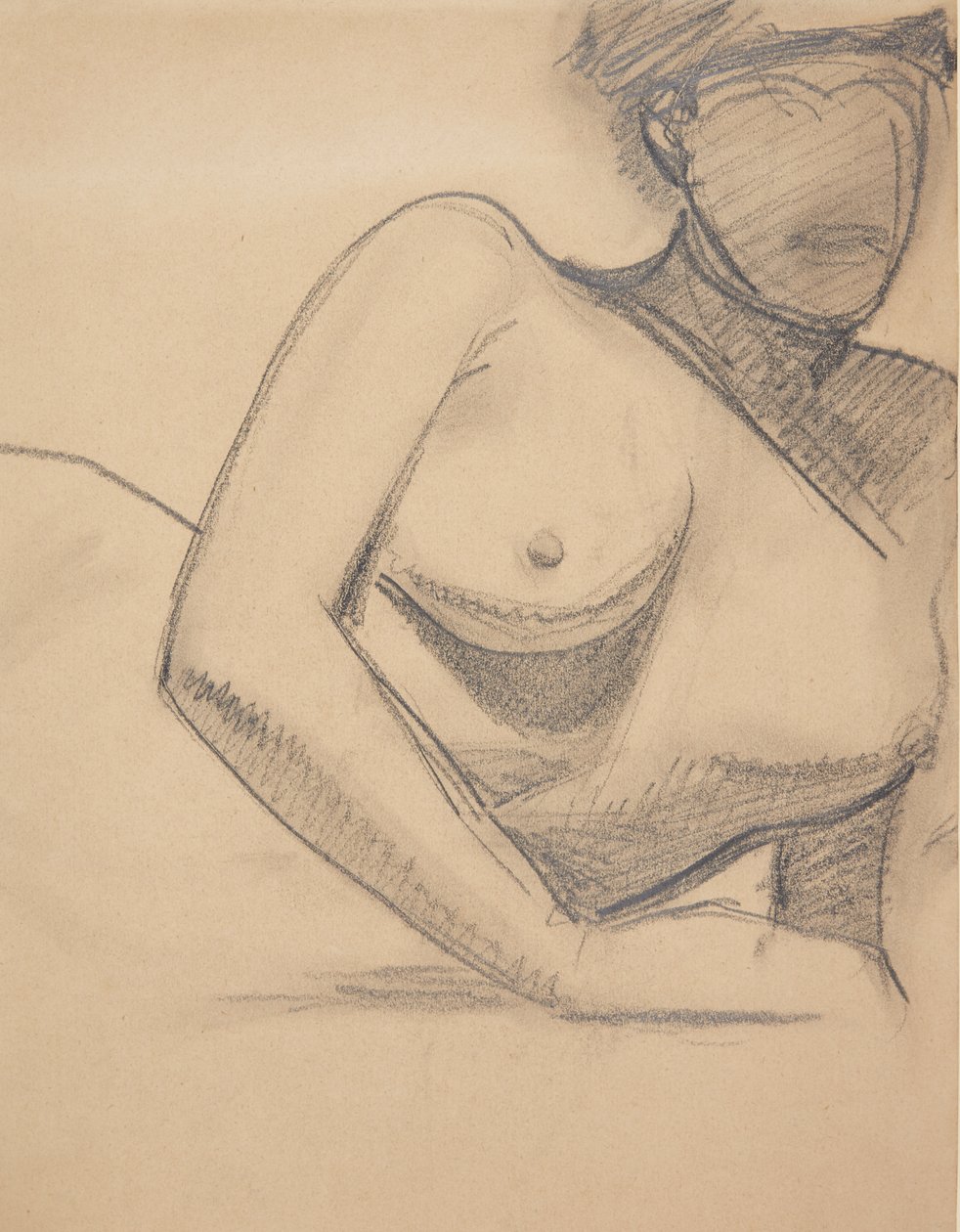 Modèle féminin allongé - Harald Giersing