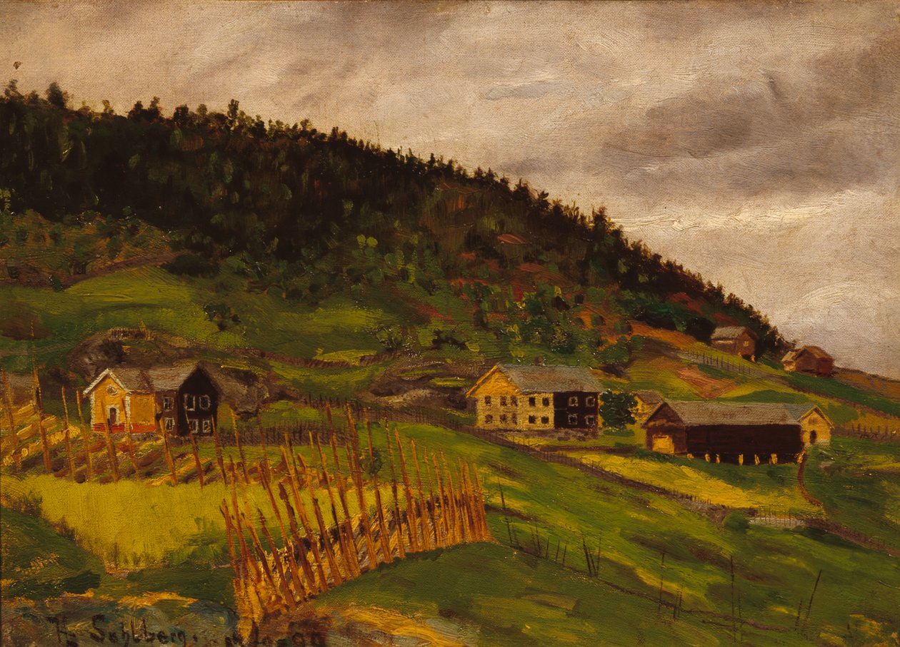 Depuis Hegge dans Valdres - Harald Oscar Sohlberg