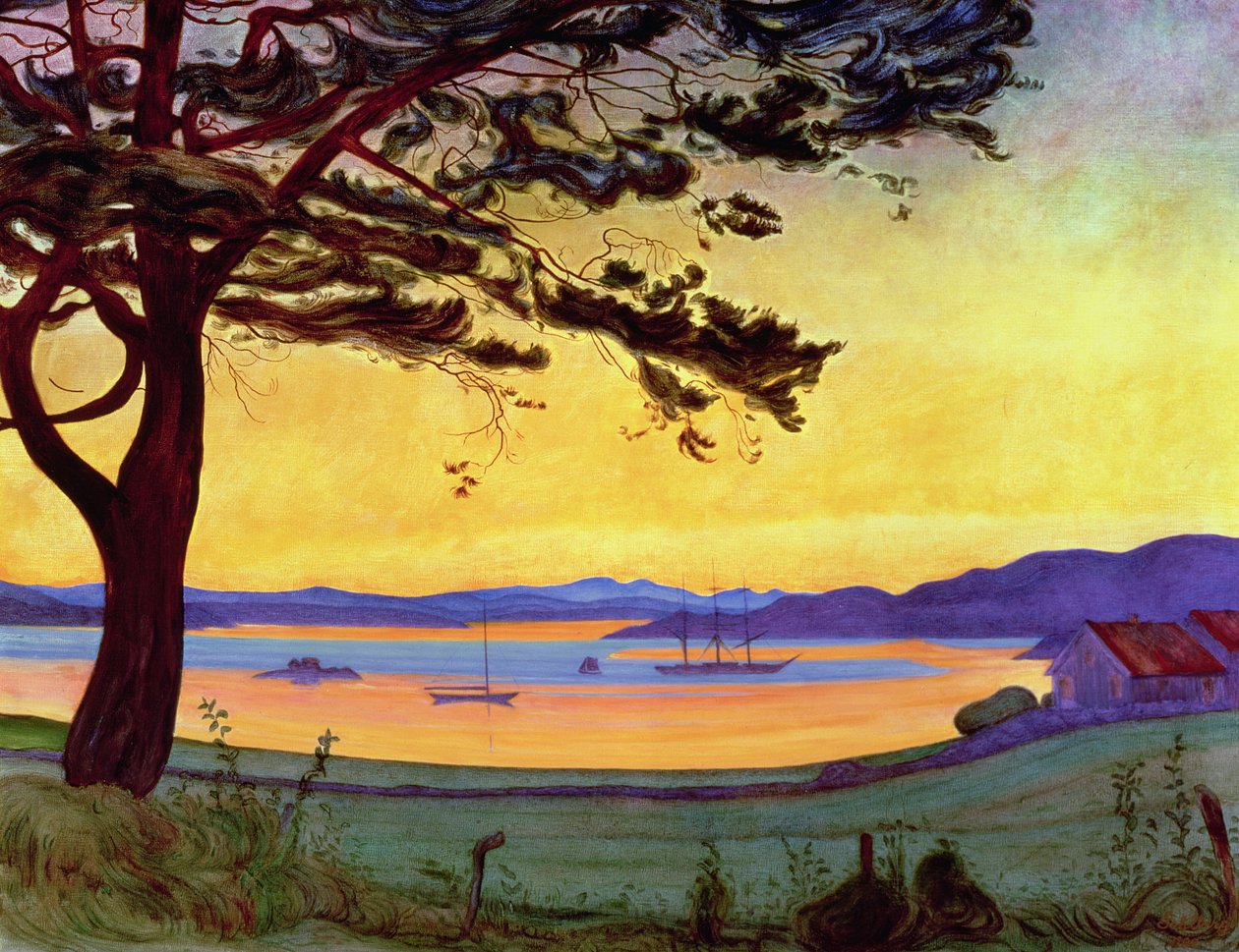 Vue de Helgeroa - Harald Oscar Sohlberg
