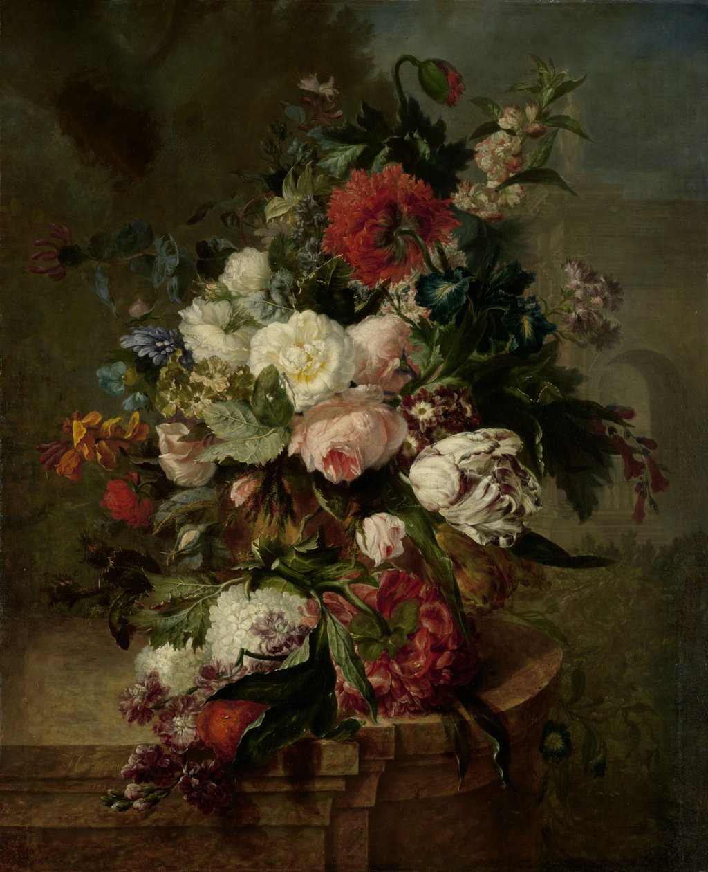Nature morte avec des fleurs - Harmanus Uppink