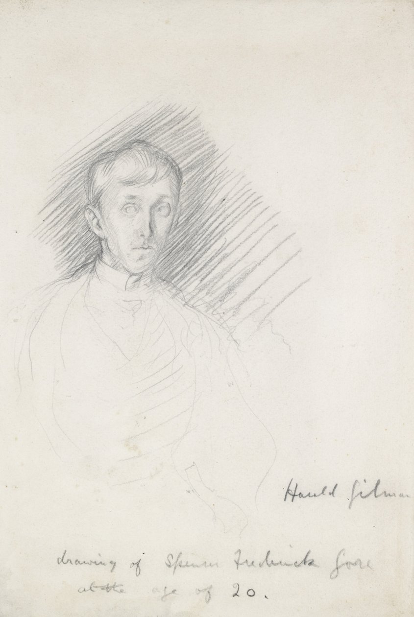 Portrait de Frederick Spencer Gore (1878 - 1914) - Harold Gilman