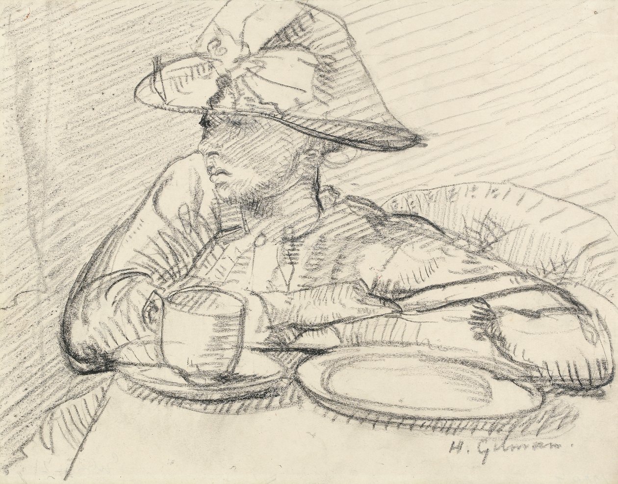 Portrait de Mary L. - Harold Gilman