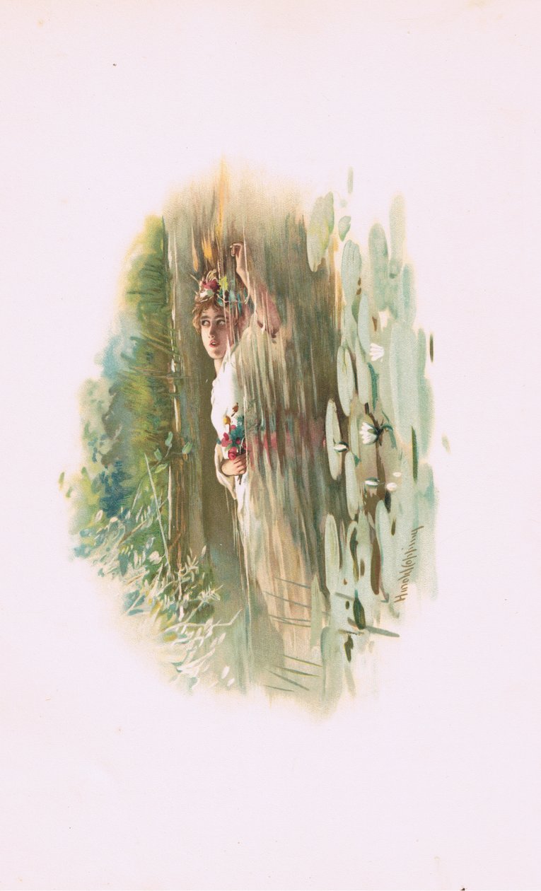 Ophelia, illustration de Hamlet - Harold Copping