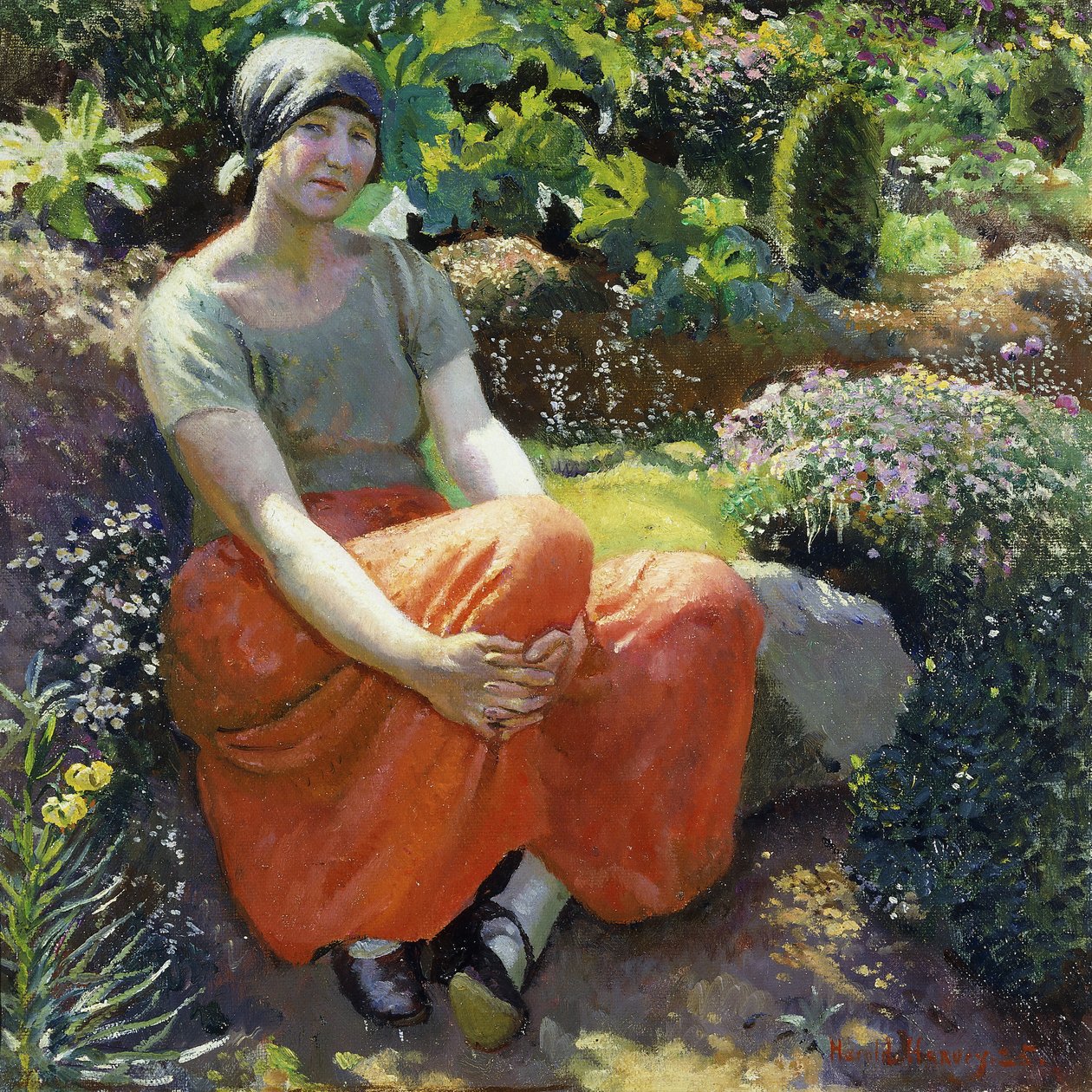 Dans le Jardin - Harold Harvey
