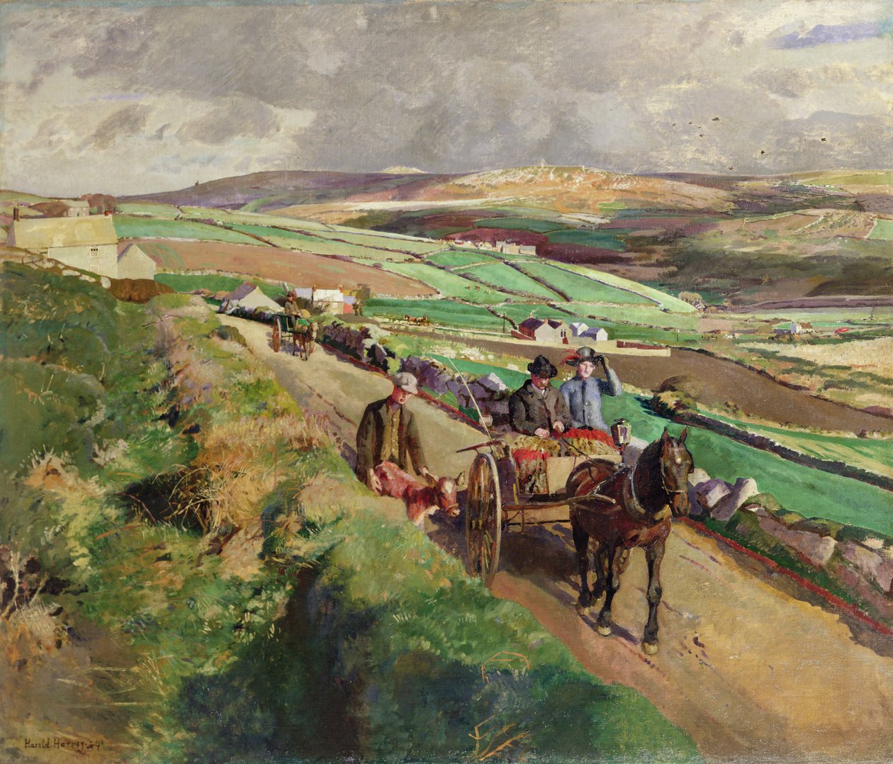 La route du marché - Harold Harvey