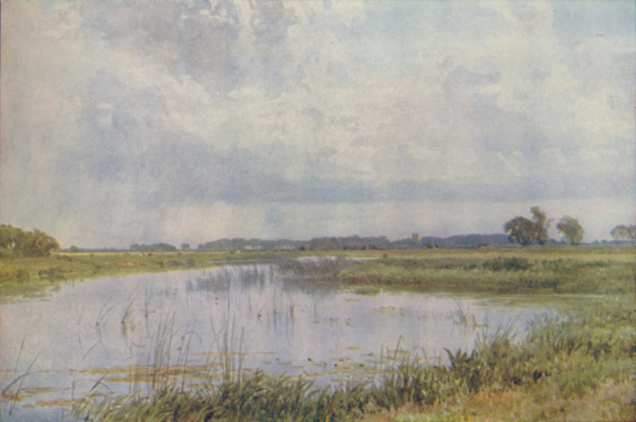 Une rivière dans une plaine, 1910 - Harold Sutton Palmer