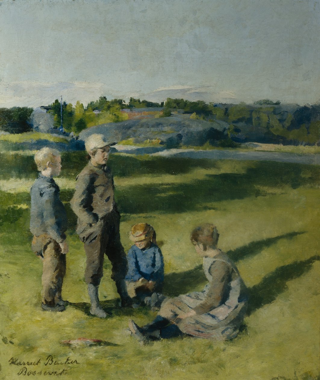 Enfants, Bossevik - Harriet Backer