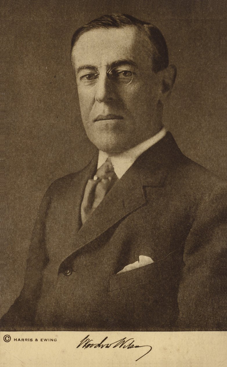 Woodrow Wilson (photo n/b) - Harris & Ewing