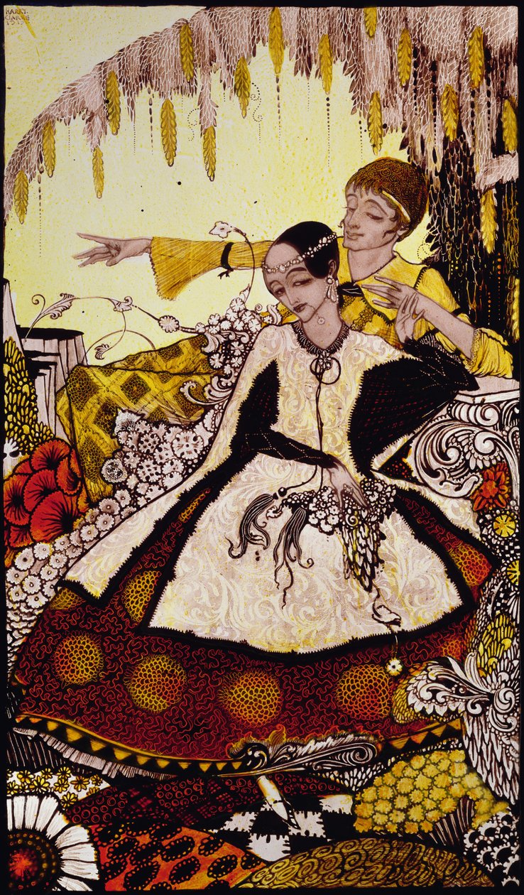 Pourtant ceux-ci sont pourris, donc tu es la reine de tous ceux qui vivent ou ont vécu Illustration par Harry Clarke de 